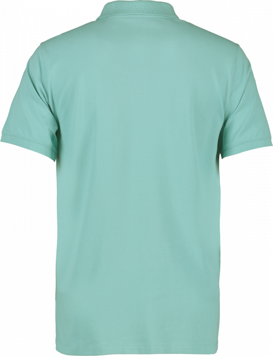 ID - Organic Cotton Poloshirt Men - Støvet Aqua