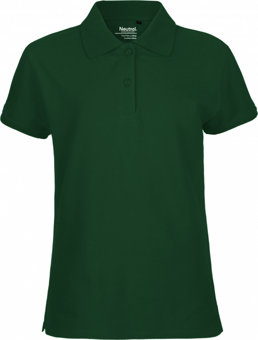 Neutral - Organic Cotton Polo Ladies - Bottle Green