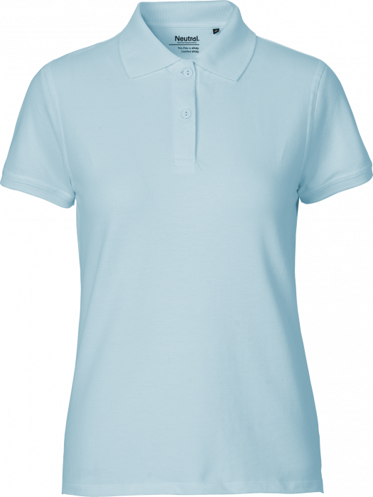 Neutral - Organic Cotton Polo Ladies - Light Blue