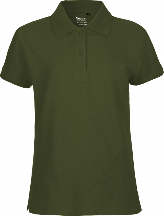 Neutral - Organic Cotton Polo Ladies - Military