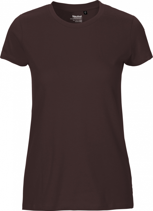 Neutral - Økologisk Fit T-Shirt Dame - Brun