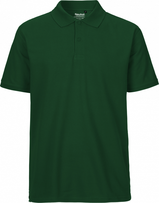 Neutral - Organic Cotton Polo - Bottle Green