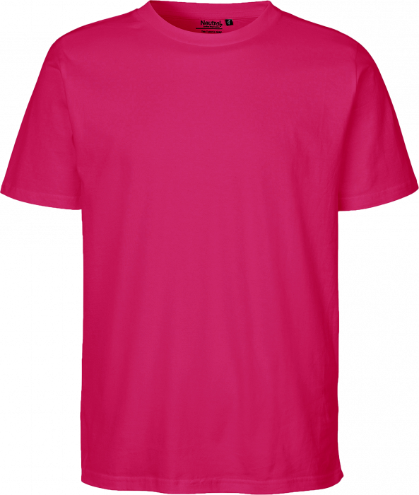 Neutral - Organic Cotton Unisex Regular T-Shirt - Pink