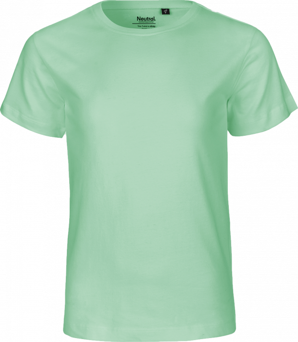 Neutral - Økologisk Bomulds T-Shirt Junior - Dusty Mint