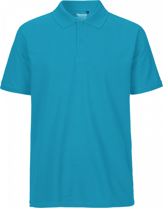 Neutral - Organic Cotton Polo - Sapphire