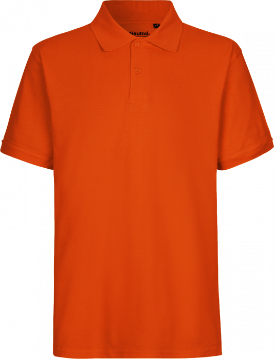 Neutral - Organic Cotton Polo - Orange