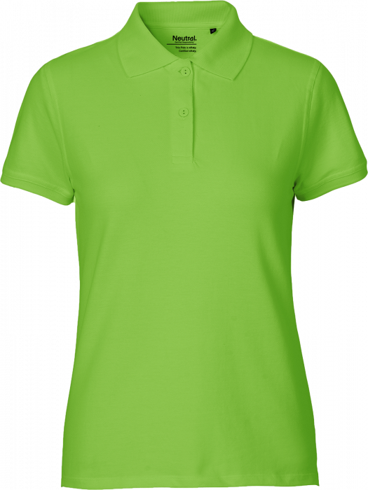 Neutral - Organic Cotton Polo Ladies - Lime