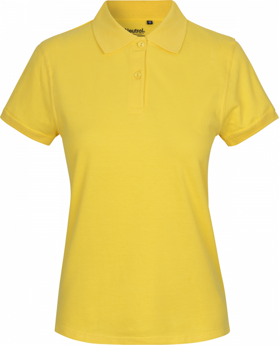 Neutral - Organic Cotton Polo Ladies - Yellow