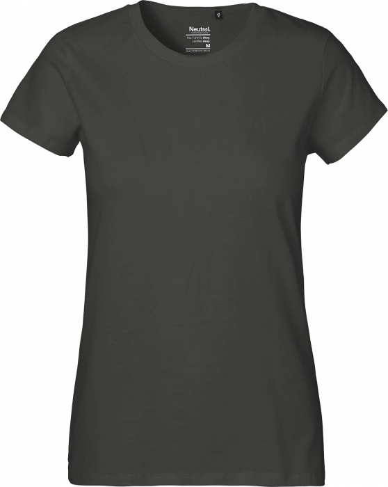Neutral - Organic Cotton T-Shirt Women - Charcoal