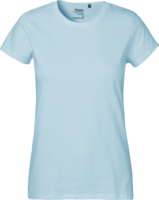 Neutral - Organic Cotton T-Shirt Women - Light Blue