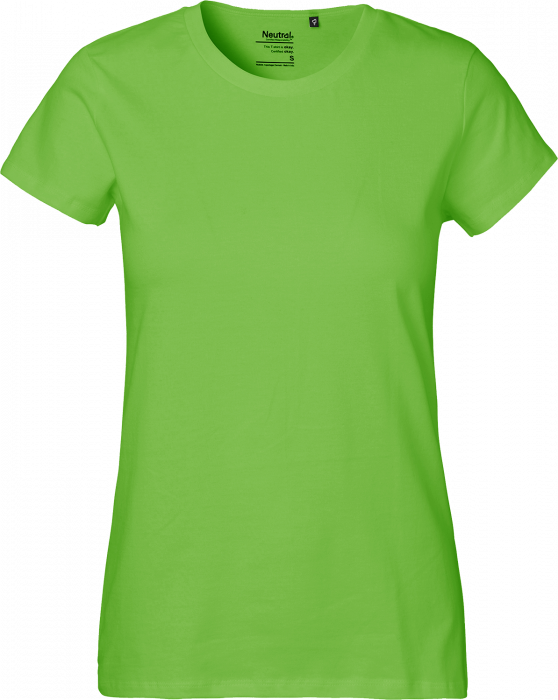 Glat anmodning femte Neutral Økologisk Bomulds T-Shirt Dame › Lime (O80001) › 24 Farver – Fair  Tee - Økologisk tøj og sportstøj