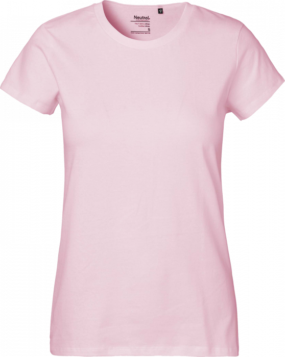 Neutral - Organic Cotton T-Shirt Women - Light Pink