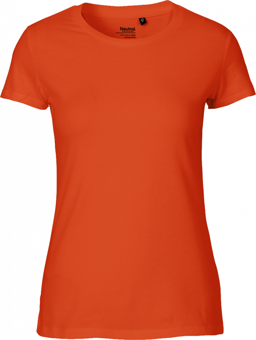 Neutral - Organic Cotton T-Shirt Women - Orange