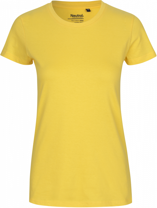 Neutral - Organic Cotton T-Shirt Women - Yellow