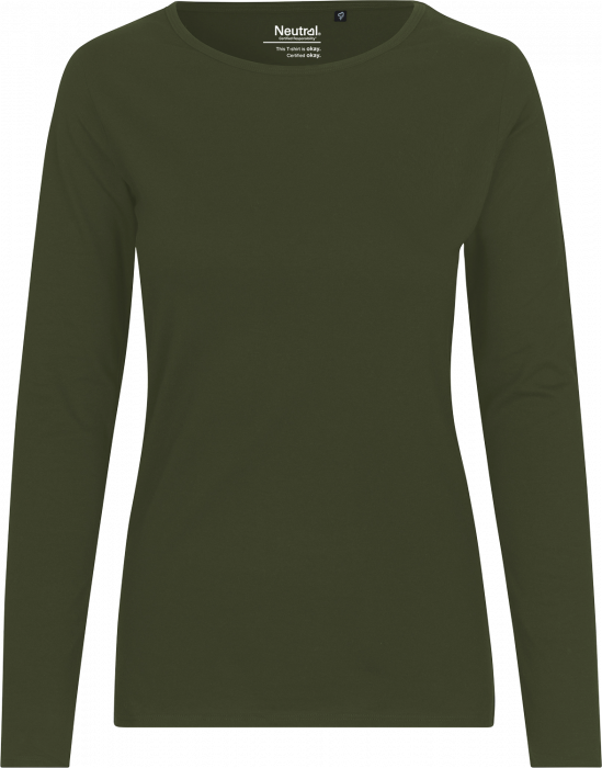 Neutral - Organic Long Sleeve T-Shirt Female - Military