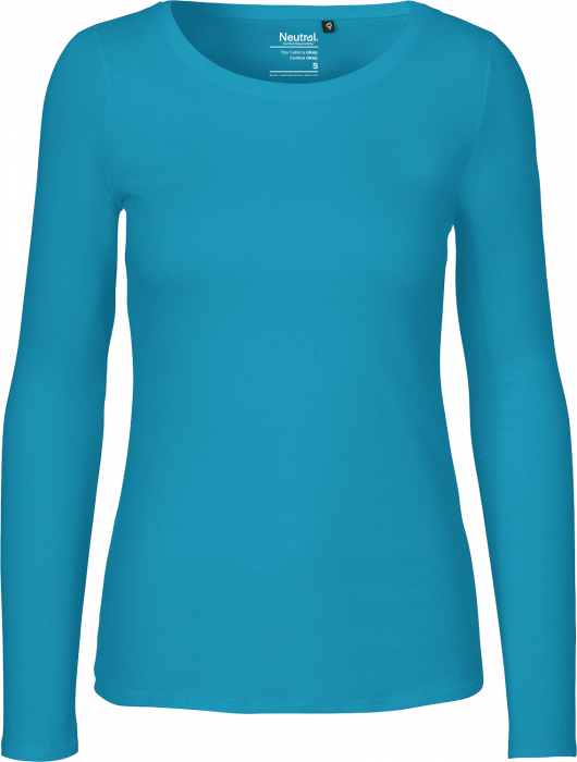 Neutral - Organic Long Sleeve T-Shirt Female - Sapphire