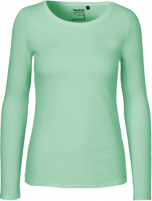 Neutral - Organic Long Sleeve T-Shirt Female - Dusty Mint