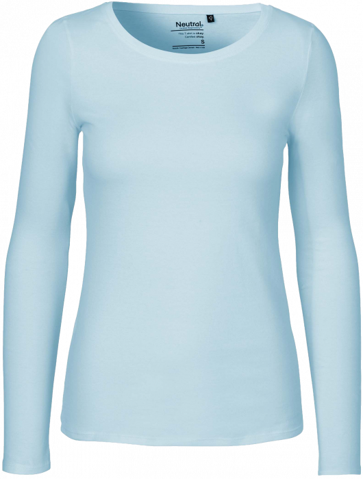 Neutral - Organic Long Sleeve T-Shirt Female - Light Blue