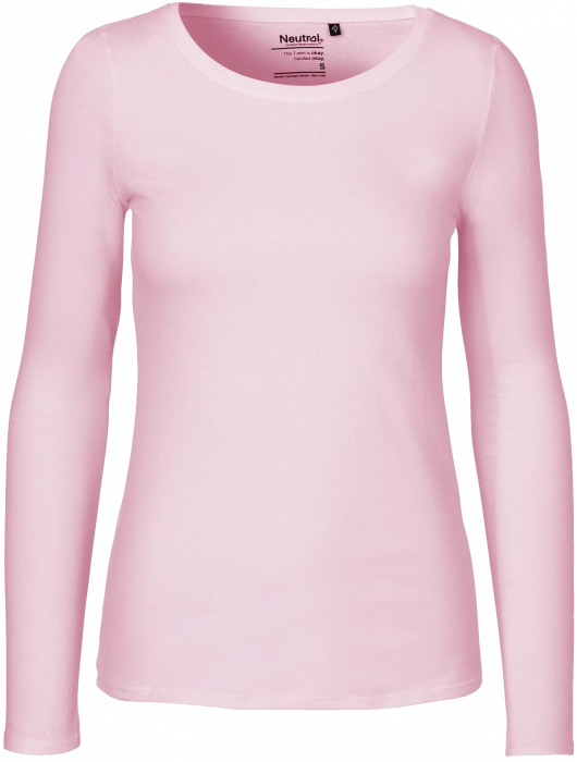 Neutral - Organic Long Sleeve T-Shirt Female - Cerise