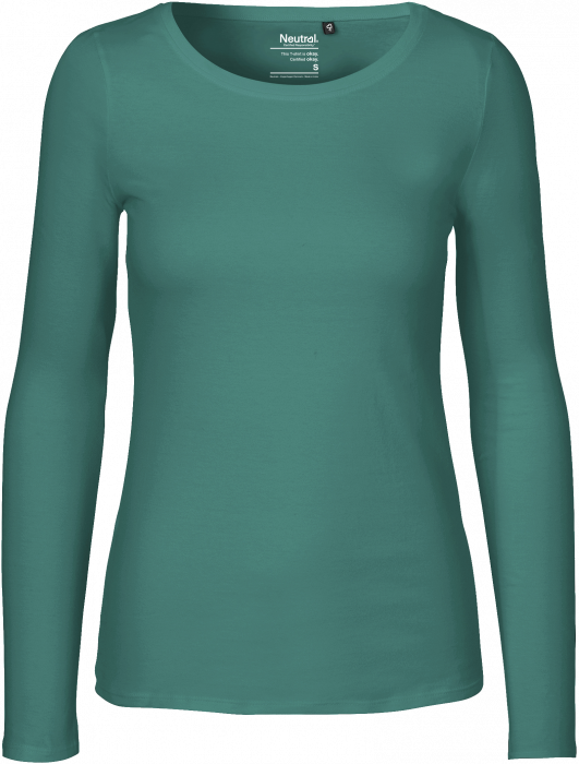 Neutral - Organic Long Sleeve T-Shirt Female - TEAL