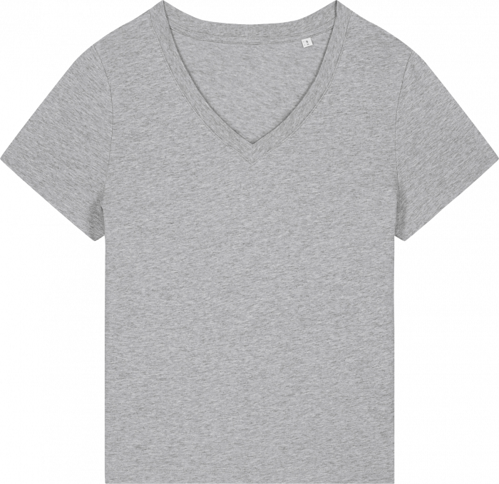 Stanley/Stella - Stella Isla V-Hals T-Shirt Dame - Heather Grey